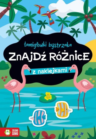 Książeczka edukacyjna Zielona Sowa Łamigłówki bystrzaka. Znajdź różnice
