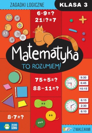 Książeczka edukacyjna Zielona Sowa Mądra główka. Dodawanie i odejmowanie