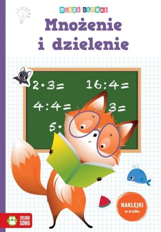 Książeczka edukacyjna Zielona Sowa Mądra główka. Mnożenie i dzielenie