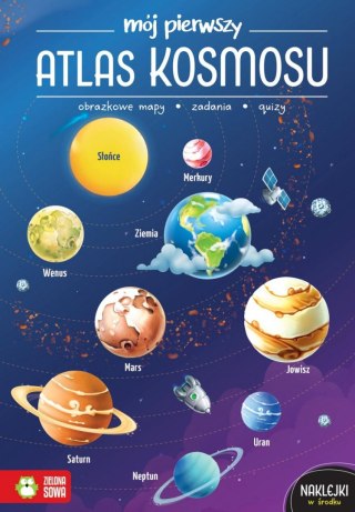 Książeczka edukacyjna Zielona Sowa Mój pierwszy atlas kosmosu