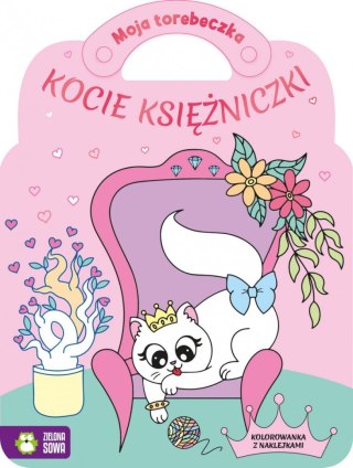 Książeczka edukacyjna Zielona Sowa Moja torebeczka. Kocie księżniczki