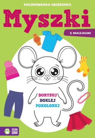 Książeczka edukacyjna Zielona Sowa Myszki