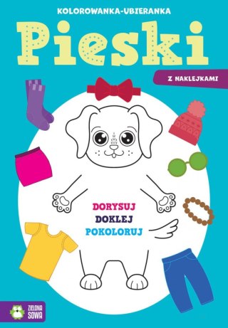 Książeczka edukacyjna Zielona Sowa Pieski