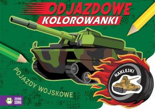 Książeczka edukacyjna Zielona Sowa Pojazdy wojskowe