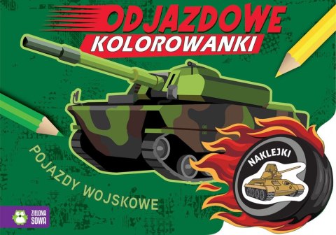 Książeczka edukacyjna Zielona Sowa Pojazdy wojskowe