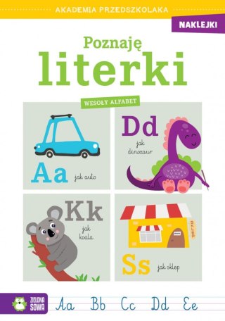 Książeczka edukacyjna Zielona Sowa Poznaję literki. Wesoły alfabet
