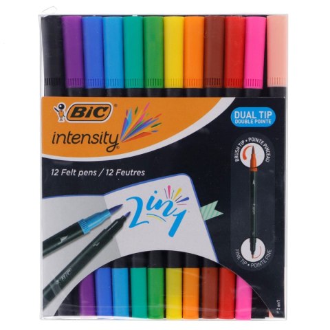 Marker permanentny Bic Kids DUAL TIP mix okrągła końcówka (989695) Marker permanentny Bic Kids DUAL TIP mix okrągła końcówka (989695)