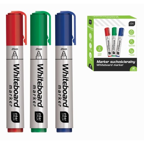Marker suchościeralny Interdruk mix okrągła końcówka (IMARTAB) Marker suchościeralny Interdruk mix okrągła końcówka (IMARTAB)