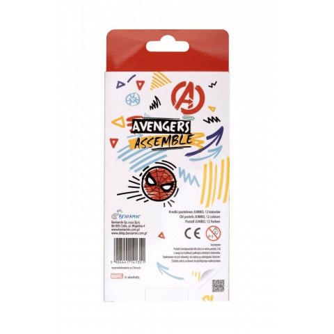 Pastele olejne Rexus AVENGERS 12 kol. (114135) Pastele olejne Rexus AVENGERS 12 kol. (114135)
