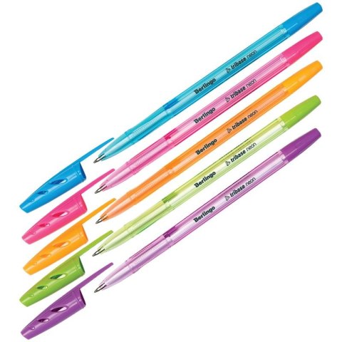 Długopis Berlingo Tribase Neon kulkowy niebieski 0,7mm (265896) Długopis Berlingo Tribase Neon kulkowy niebieski 0,7mm (265896)