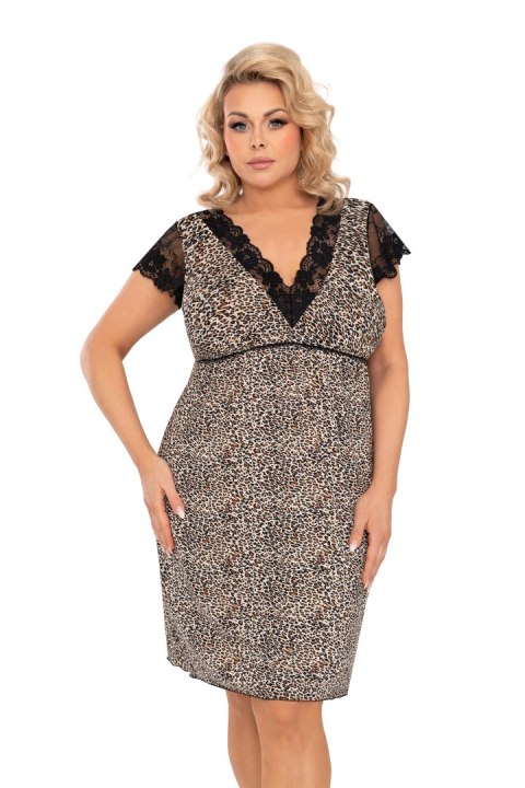 KOSZULA DAMSKA OMARI PLUS 3XL panterka KOSZULA DAMSKA OMARI PLUS 3XL panterka