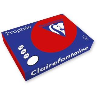 Papier kolorowy Trophee kolorowy A4 wiśniowy 500k. 80g (xca41782)