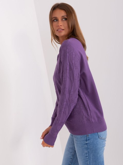 Sweter AT-SW-2231.99P fioletowy Sweter AT-SW-2231.99P fioletowy