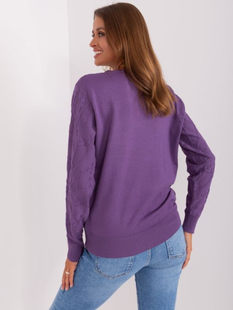 Sweter AT-SW-2231.99P fioletowy Sweter AT-SW-2231.99P fioletowy