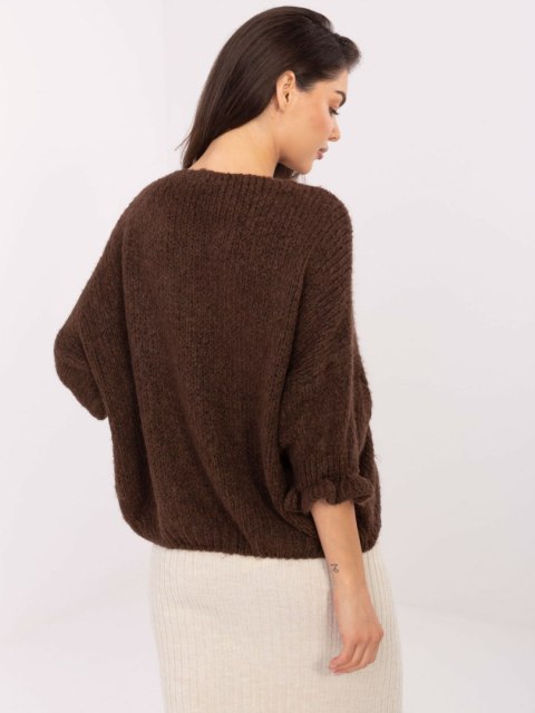 Sweter MI-SW-2911.91 brązowy