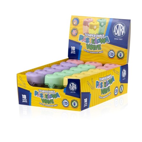 Temperówka Astra pastelowa mix plastik (404120002) Temperówka Astra pastelowa mix plastik (404120002)