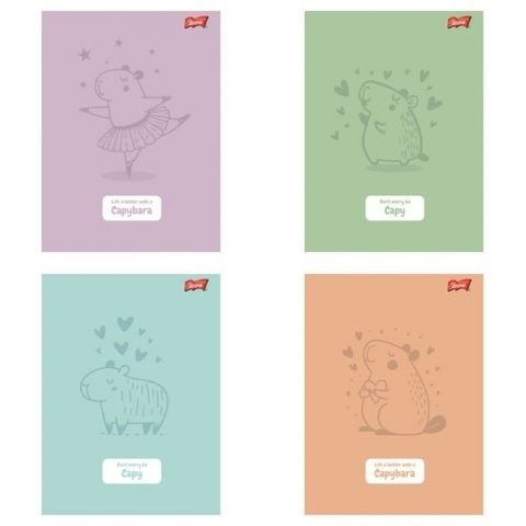 Zeszyt Unipap Capybara A5 32k. 70g krata