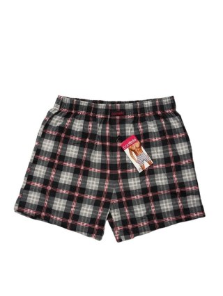 BOKSERKI COMFORT 002/263 XL grafitowy/czerwony