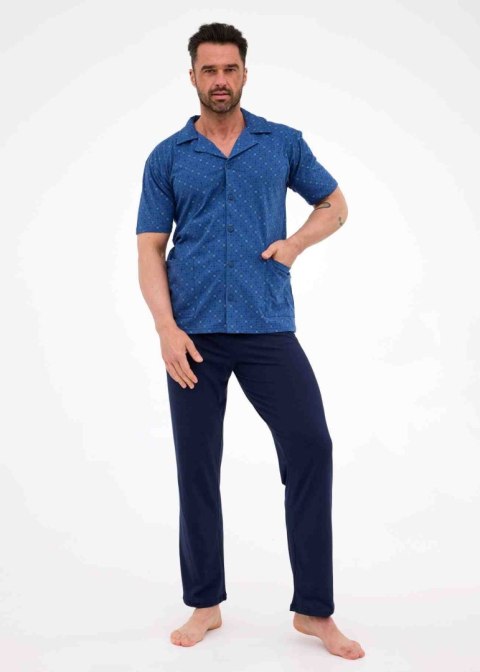 PIŻAMA MĘSKA 318/57 KR XL jeans
