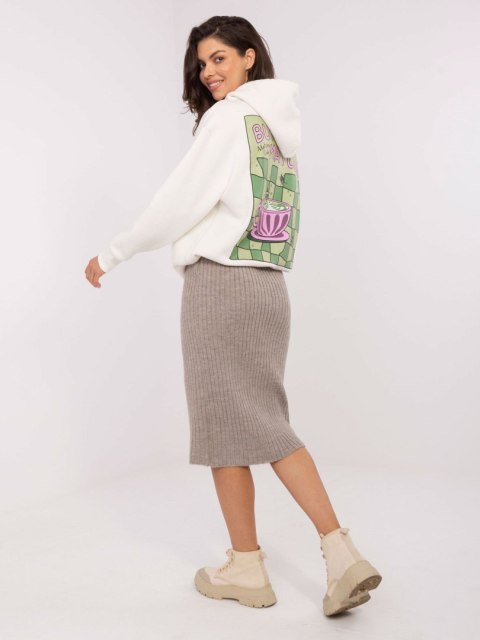 Spódnica D93020M50243A2 ciemny bezowy S