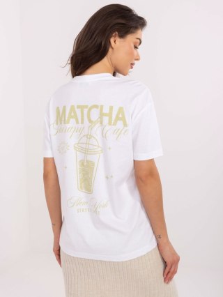 T-shirt D12022M02645R biały L