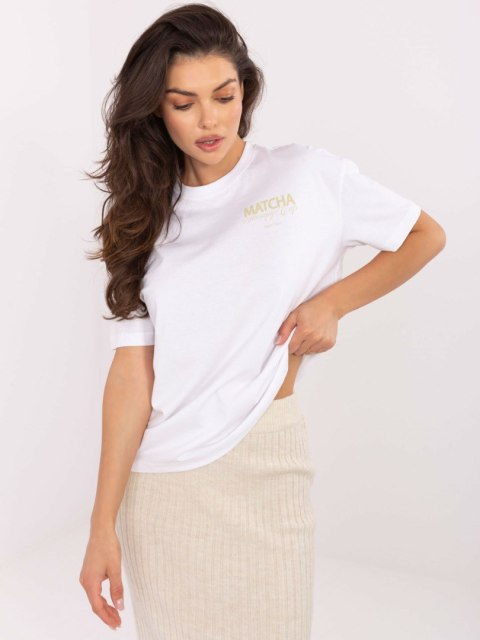 T-shirt D12022M02645R biały M