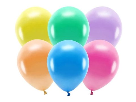 Balon gumowy Partydeco Eco metalizowane mix 260mm (ECO26M-000-10)