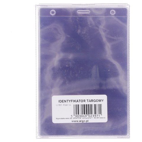 Identyfikator targowy Argo 110 x 147 mm (601325) Identyfikator targowy Argo 110 x 147 mm (601325)