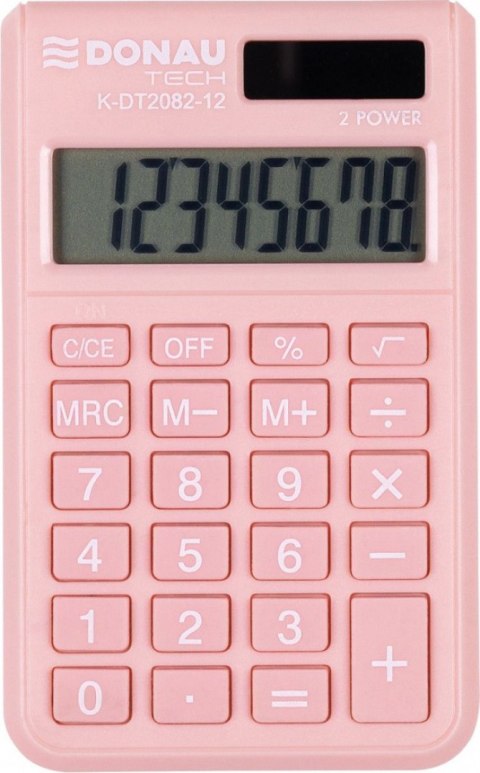 Kalkulator kieszonkowy Donau Tech morelowy (K-DT2082-12)