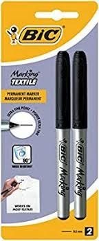 Marker permanentny Bic Kids TEXSTILE czarny 0,9mm okrągła końcówka (933872)