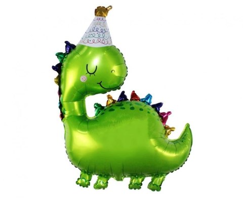 Balon foliowy Dinozaur w czapeczce, 66x80 cm Godan (BF-HDWC)