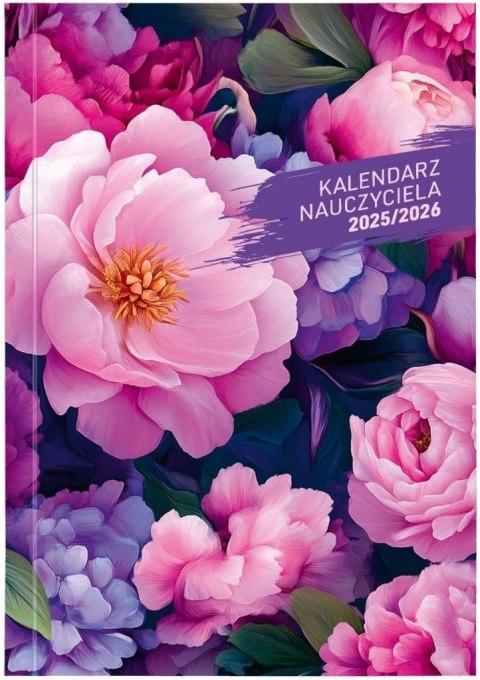 Kalendarz nauczyciela książkowy (terminarz) PCV KWIATY bezbarwny B6 Wydawnictwo Wokół Nas (A5TN089B) Kalendarz nauczyciela książkowy (terminarz) PCV KWIATY bezbarwny B6 Wydawnictwo Wokół Nas (A5TN089B)