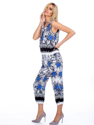 Komplet AT-KMPL-2601-E.96 czarno-niebieski M/L