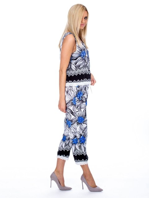 Komplet AT-KMPL-2601-E.96 czarno-niebieski M/L