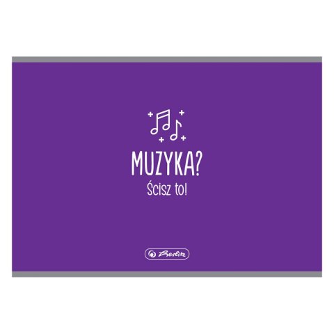 Zeszyt do nut 9583493 A5 16k. 70g pięciolinia Herlitz (400198008)