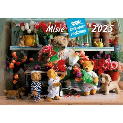 Kalendarz ścienny MISIE rodzinny 280mm x 200mm Lucrum (WL11) Kalendarz ścienny MISIE rodzinny 280mm x 200mm Lucrum (WL11)