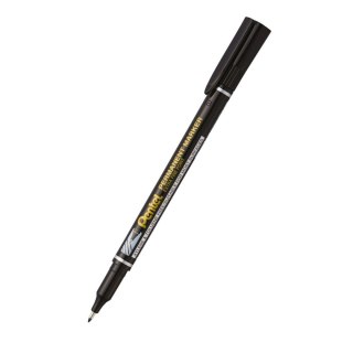 Marker permanentny czarny 0,6-1,0mm okrągła końcówka Pentel (NF450)
