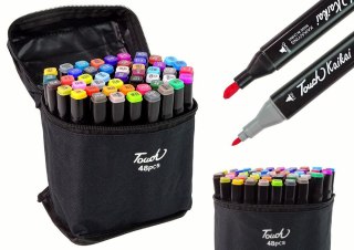 Marker specjalistyczny Zestaw Pisaków Markerów Touch 48 Szt Torba Markery Alkoholowe mix Lean (12858)