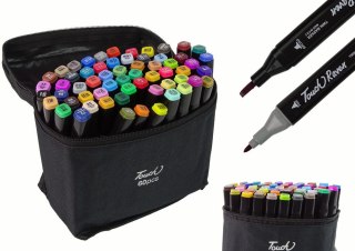 Marker specjalistyczny Zestaw Pisaków Markerów Touch 60 Szt Torba Markery Alkoholowe mix Lean (12859)