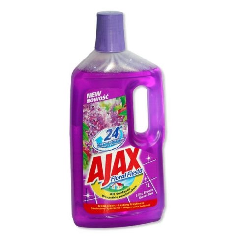 Płyn do podłóg Floral fiesta Kwiat bzu 1000ml Ajax Płyn do podłóg Floral fiesta Kwiat bzu 1000ml Ajax