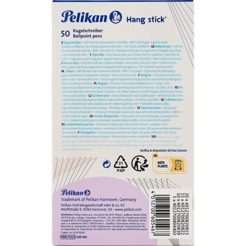 Długopis Pelikan Hang Stick K86 niebieski 1,0mm (400197414) Długopis Pelikan Hang Stick K86 niebieski 1,0mm (400197414)