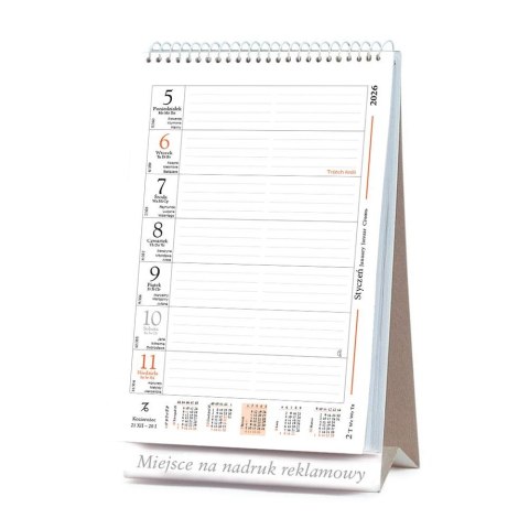 Kalendarz biurkowy biurkowe 135mm x 240mm Lucrum (BF02) Kalendarz biurkowy biurkowe 135mm x 240mm Lucrum (BF02)
