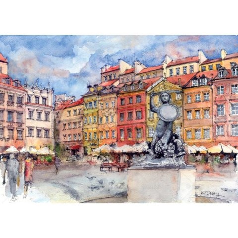 Kalendarz ścienny miasta w awkareli rodzinny 2026 280mm x 400mm Lucrum (WL05) Kalendarz ścienny miasta w awkareli rodzinny 2026 280mm x 400mm Lucrum (WL05)