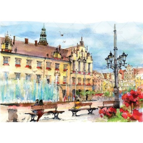 Kalendarz ścienny miasta w awkareli rodzinny 2026 280mm x 400mm Lucrum (WL05) Kalendarz ścienny miasta w awkareli rodzinny 2026 280mm x 400mm Lucrum (WL05)
