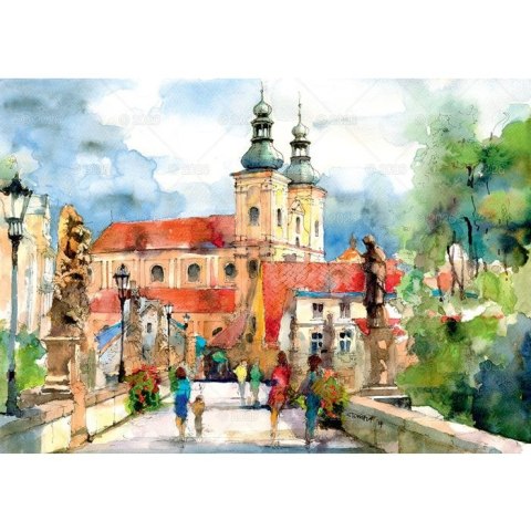 Kalendarz ścienny miasta w awkareli rodzinny 2026 280mm x 400mm Lucrum (WL05) Kalendarz ścienny miasta w awkareli rodzinny 2026 280mm x 400mm Lucrum (WL05)