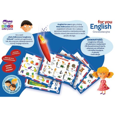 Gra edukacyjna English for you Magiczny ołówek English for you Magiczny ołówek Trefl (02113)