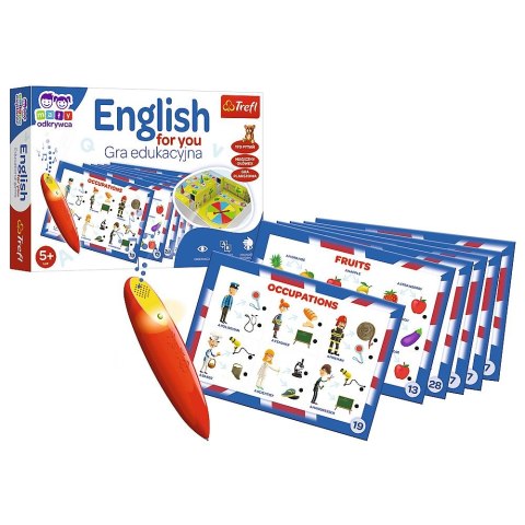 Gra edukacyjna English for you Magiczny ołówek English for you Magiczny ołówek Trefl (02113)