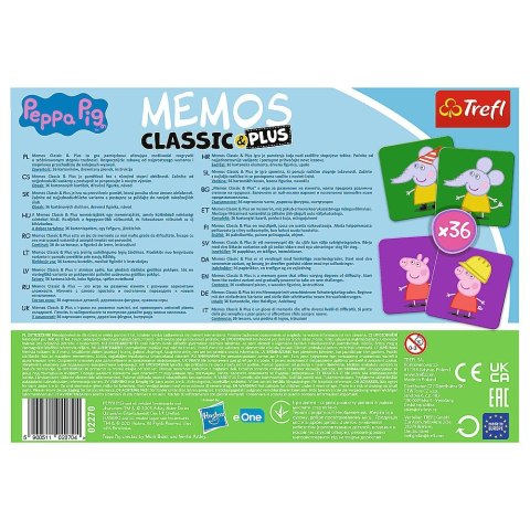 Gra pamięciowa Psi Patrol Memos Classic & Plus, Paw Patrol Trefl (02269)