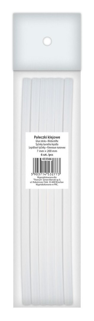 Pałeczki Klejowe 7x200mm 6 szt Pałeczki Klejowe 7x200mm 6 szt