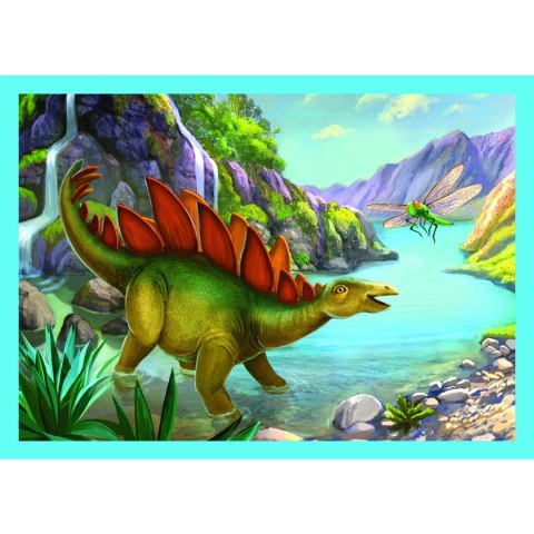 Puzzle Dinozaury 4w1 4w1 el. Trefl (34609) Puzzle Dinozaury 4w1 4w1 el. Trefl (34609)